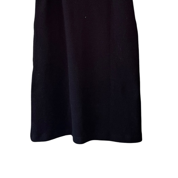 Lou & Grey Textured Black Mini Halter Dress S | Shift Knit Minimalist NWT - Picture 8 of 13